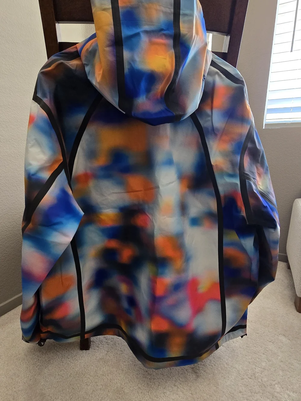 Jordan Multicolor Hooded GORE-TEX Jacket — Blue, Orange, Yellow, Black